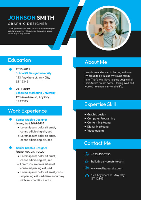 Formal Resume Template A4